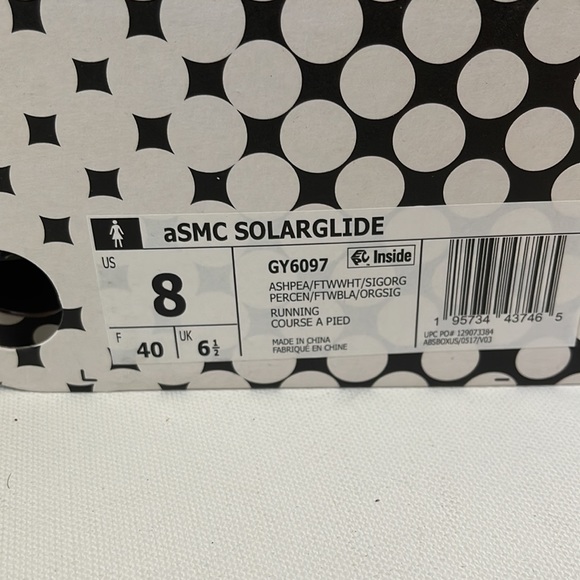 Women’s Adidas by Stella McCartney Solarglide | Ash Pearl Signal Orange | 8 - Picture 4 of 13